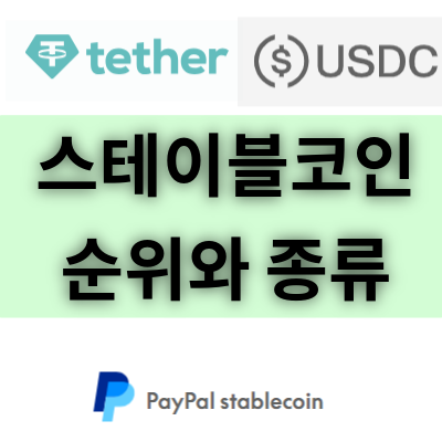 스테이블코인 순위와 종류